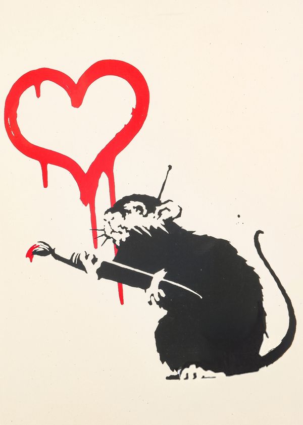 *WEST COUNTRY PRINCE, AFTER BANKSY 'Love Rat'