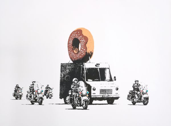 *WEST COUNTRY PRINCE, AFTER BANKSY 'Chocolate Donut'