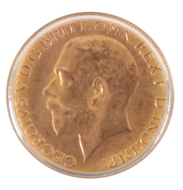 A 1918 GEORGE V GOLD SOVEREIGN