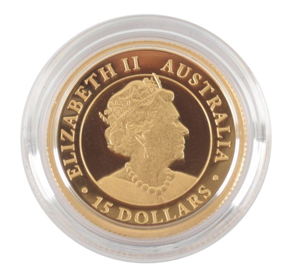 THE PERTH MINT: A 2020 KANGAROO 1/10 OZ GOLD PROOF COIN