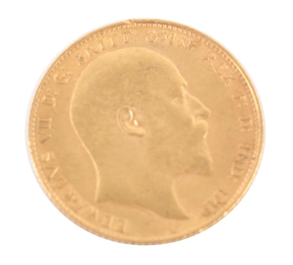 A 1910 EDWARD VII GOLD SOVEREIGN