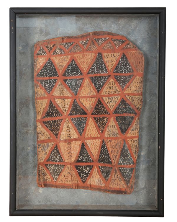 AN ABORIGINAL BARK PAINTING