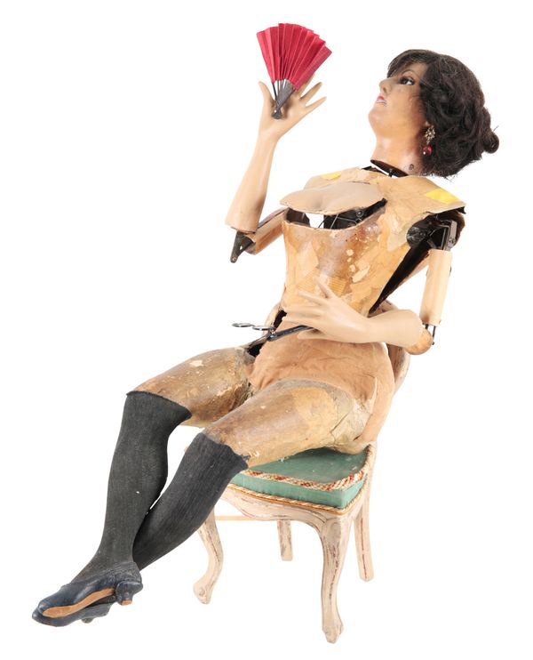 A 19TH CENTURY FRENCH ‘SEATED LADY’ AUTOMATON