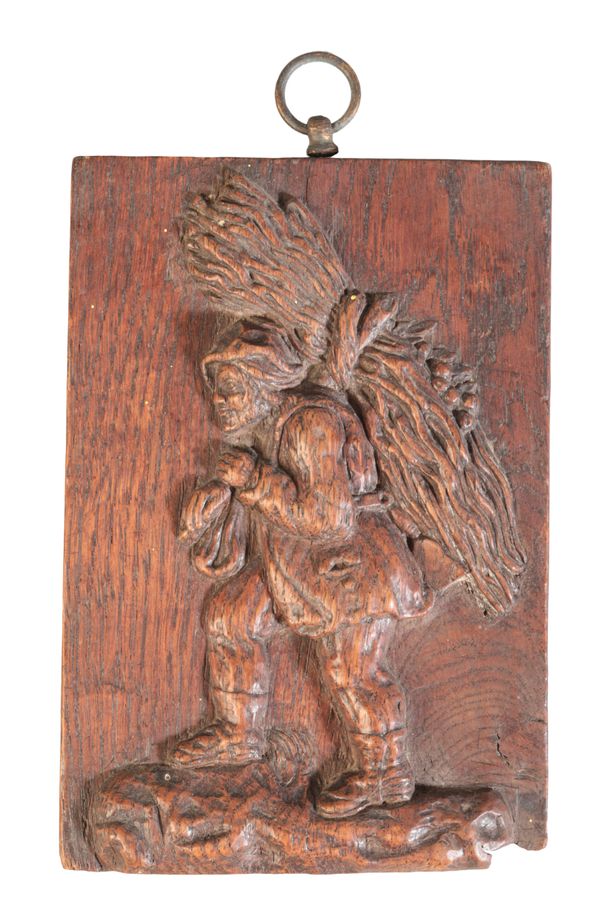 AN OAK PLAQUE