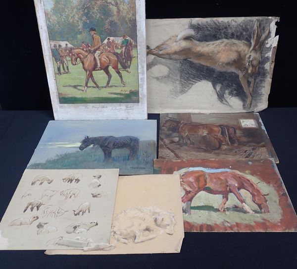 *STANLEY LLOYD (1881-1954) A small quantity of animal studies