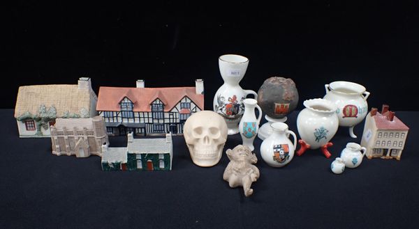 A COLLECTION OF GOSS SOUVENIR WARE