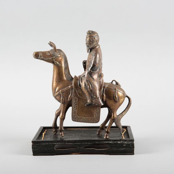 A CHINESE SILVERED BRONZE INCENSE BURNER