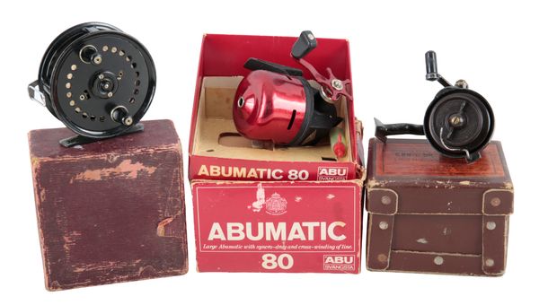 ABUMATIC: AN ABUMATIC 80 SPINNING REEL