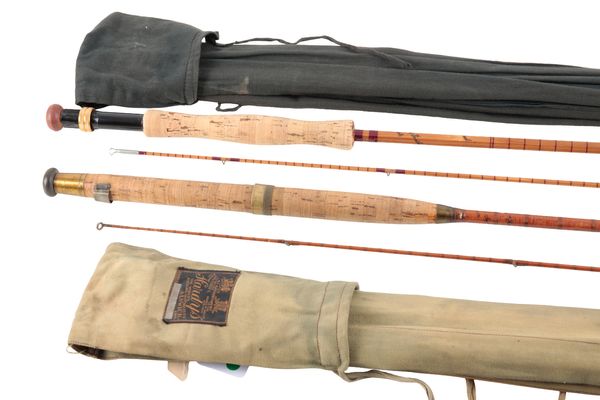 HARDY: A PERFECTION TWO PIECE SPLIT CANE TROUT FLY ROD
