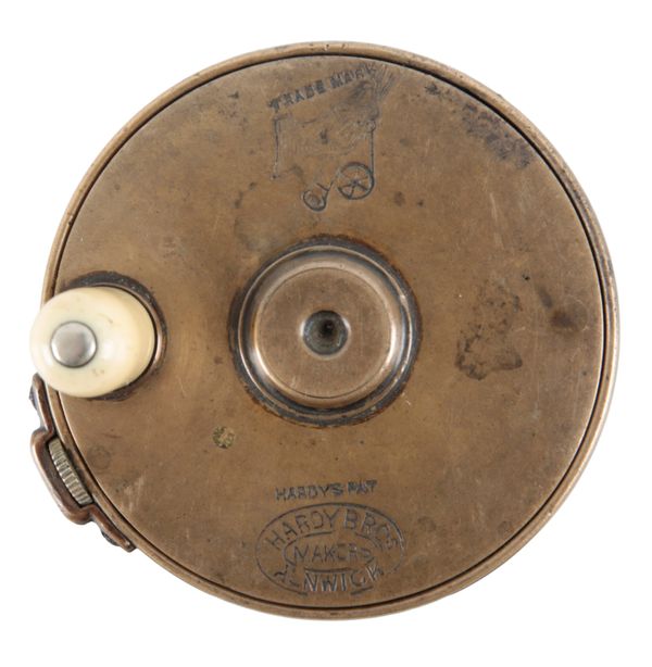 HARDY: A RARE ALL BRASS PERFECT 2 1/2" TROUT FLY REEL