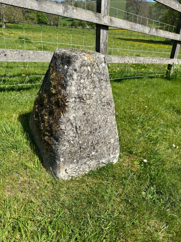 AN ASSOCIATED GROUP OF EIGHT STADDLE STONES