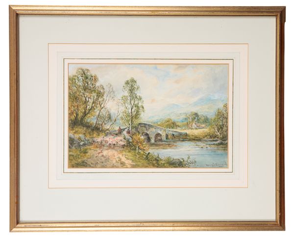 HENRY JOHN KINNAIRD (1861-1929) 'On the Orchy, Dalmally, Argyll'