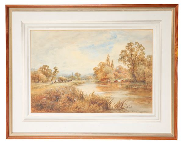 HENRY JOHN KINNAIRD (1861-1929) 'Thames near Wallingford'