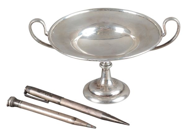 AN EDWARD VII SILVER TAZZA