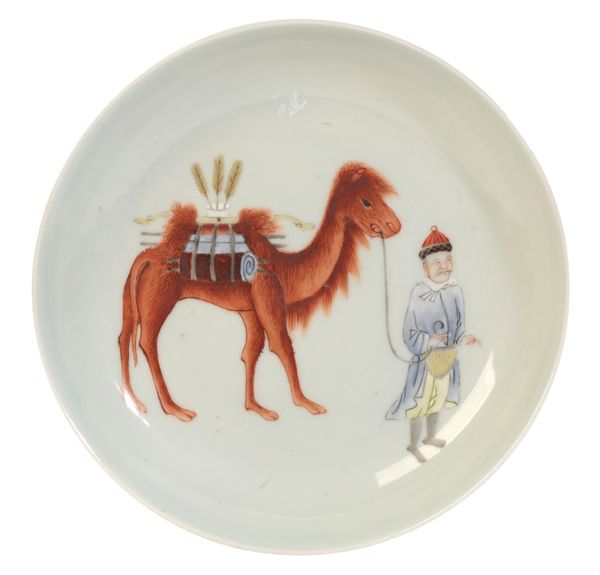 A CHINESE PORCELAIN PLATE