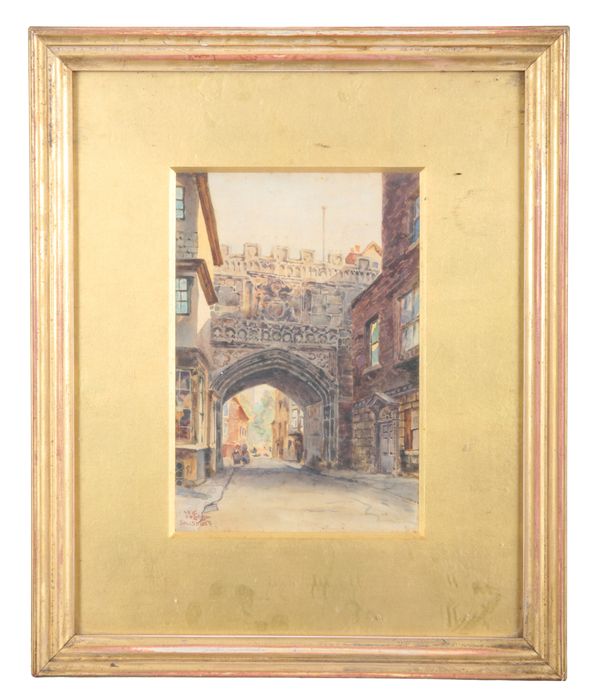 WILLIAM WIEHE COLLINS (1862-1951) High Street Gateway, Salisbury