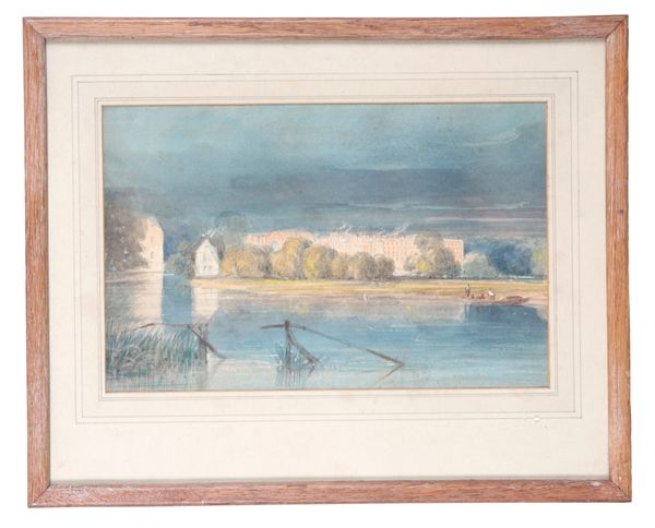 ENGLISH SCHOOL, 19TH CENTURY View of a country house