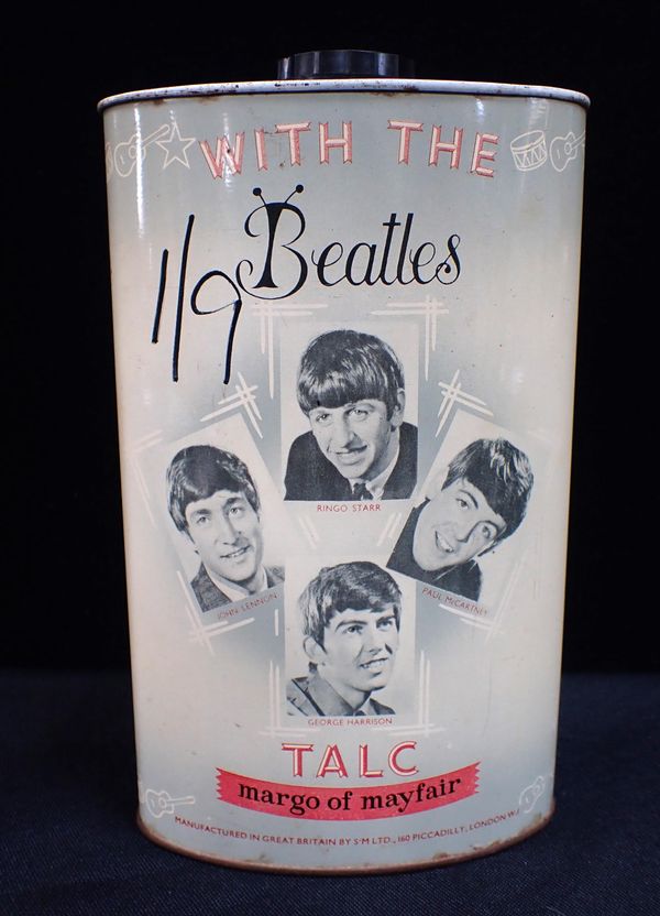 THE BEATLES: A TIN OF 'MARGO OF MAYFAIR' TALCUM POWDER