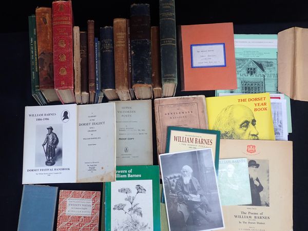 WILLIAM BARNES: A COLLECTION OF BOOKS