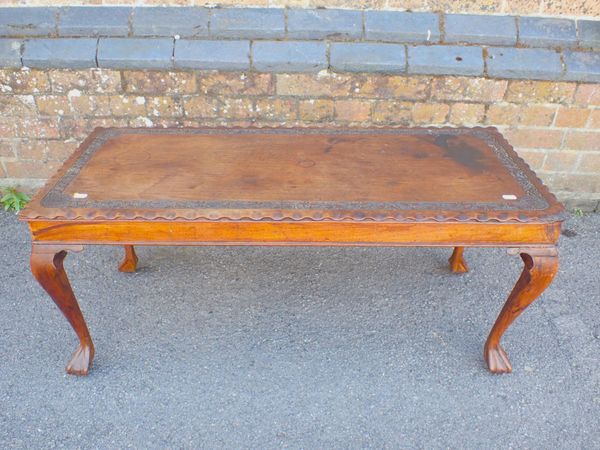 AN ANGLO-INDIAN COFFEE TABLE