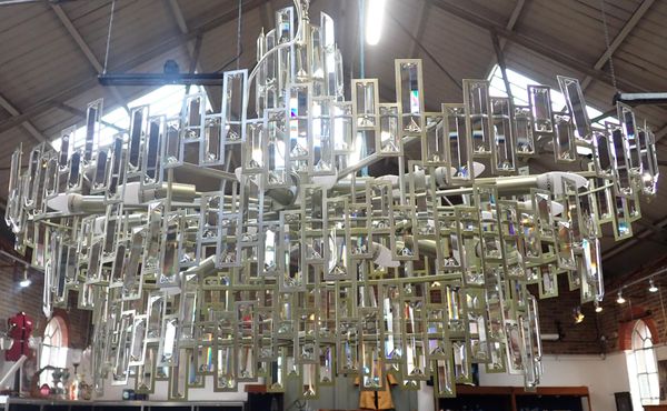 A MODERN CHANDELIER BY MW LIGHTING