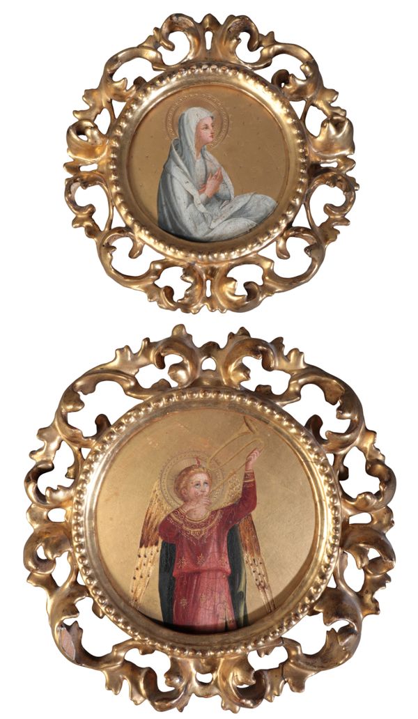 C & A SCHWICKER (19TH CENTURY ITALIAN), Two Devotional scenes