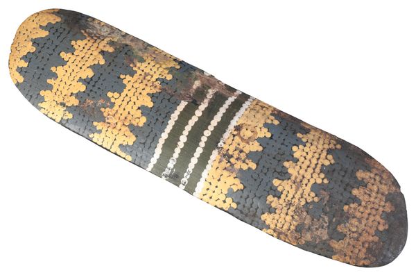 AN ABORIGINAL PAINTED HARDWOOD MESSAGE STICK