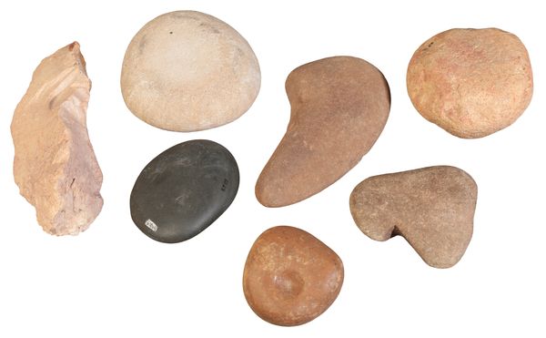 A COLLECTION OF ABORIGINAL STONE TOOLS