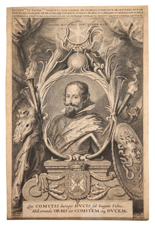 CORNELIS GALLE (1615-1678) 'Don Gaspar de Guzman, Count Duke of Olivares'