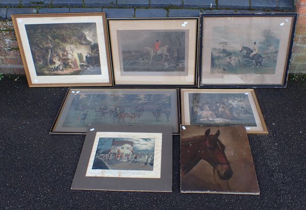 A COLLECTION OF SPORTING AND COUNTRY PRINTS