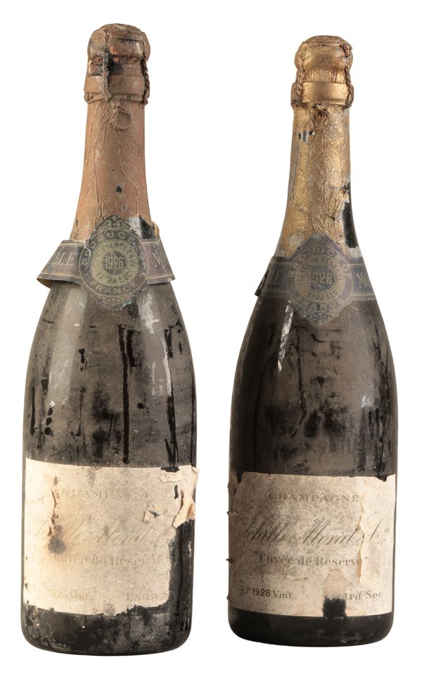 ACHILLE MORAT & CIE CUVEE DE RESERVE VINTAGE CHAMPAGNE 1926 & 1928