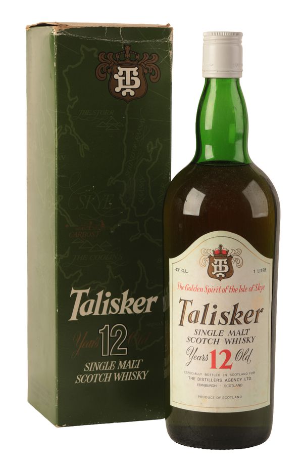 TALISKER 12 YEAR OLD SINGLE MALT WHISKY