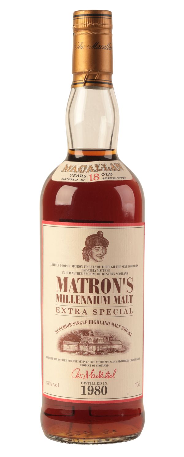 MACALLAN MATRON’S MILLENNIUM MALT ‘EXTRA SPECIAL’ 18 YEAR OLD WHISKY