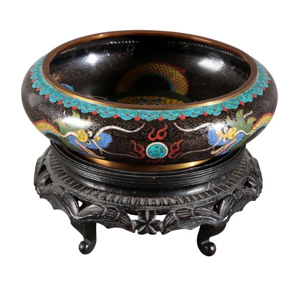 A CHINESE CLOISONNE BOWL