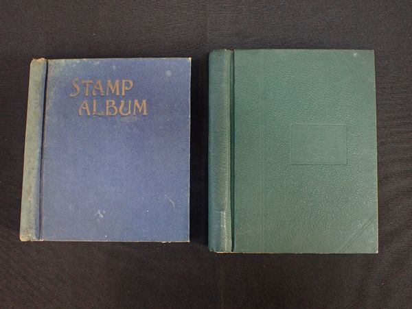 TWO INTERNATIONAL STAMP ALBUMS