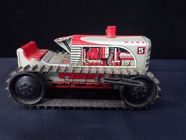 MARX WIND-UP TINPLATE CLIMBING TRACTOR