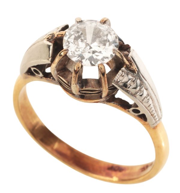 A DIAMOND SOLITAIRE RING