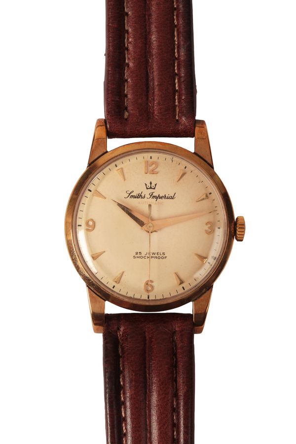 SMITHS IMPERIAL: A GENTLEMAN'S 9CT GOLD WRISTWATCH