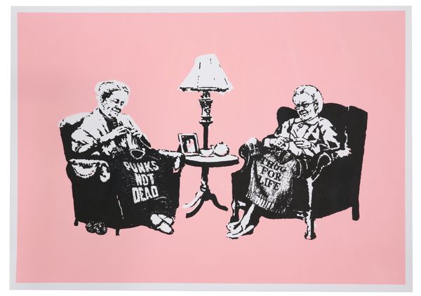*WEST COUNTRY PRINCE, AFTER BANKSY 'Grannies'