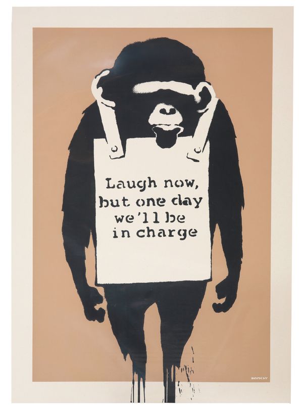 *WEST COUNTRY PRINCE, AFTER BANKSY 'Laugh Now'
