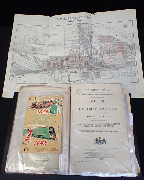 VARIOUS RAILWAY EPHEMERA, CIRCA 1900 - 1991