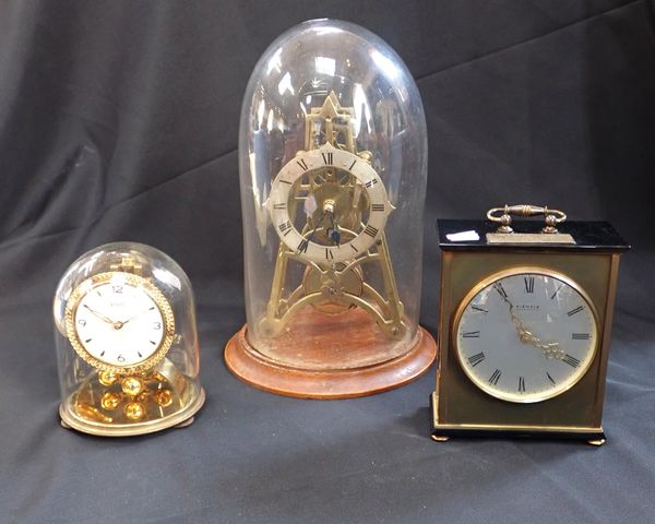 A SINGLE-TRAIN FUSEE BRASS SKELETON CLOCK