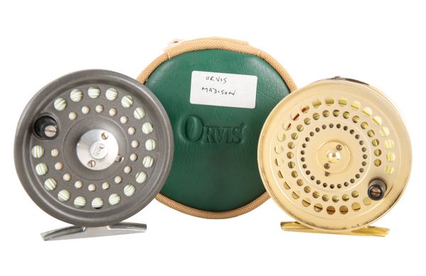 AN ORVIS PISCATORIAL SOCIETY FLY FISHING REEL