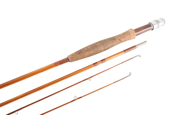 GENE EDWARDS: A THREE PIECE SPLIT CANE FLY ROD