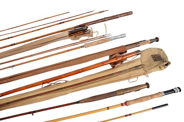 A HARDY'S SPLIT CANE FLY ROD