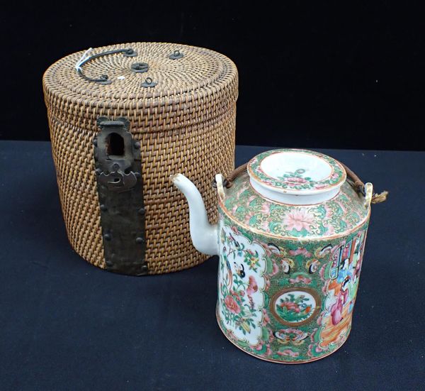 A CHINESE FAMILLE ROSE TEAPOT