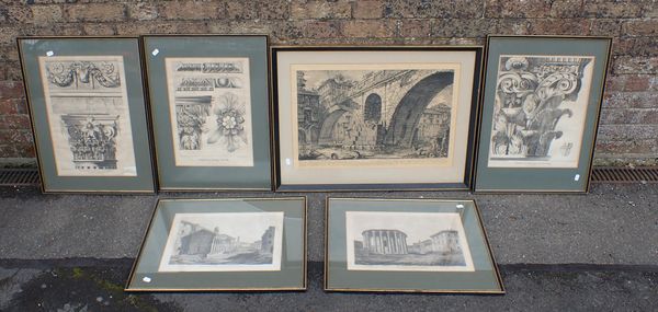 A COLLECTION OF ARCHITECTURAL PRINTS