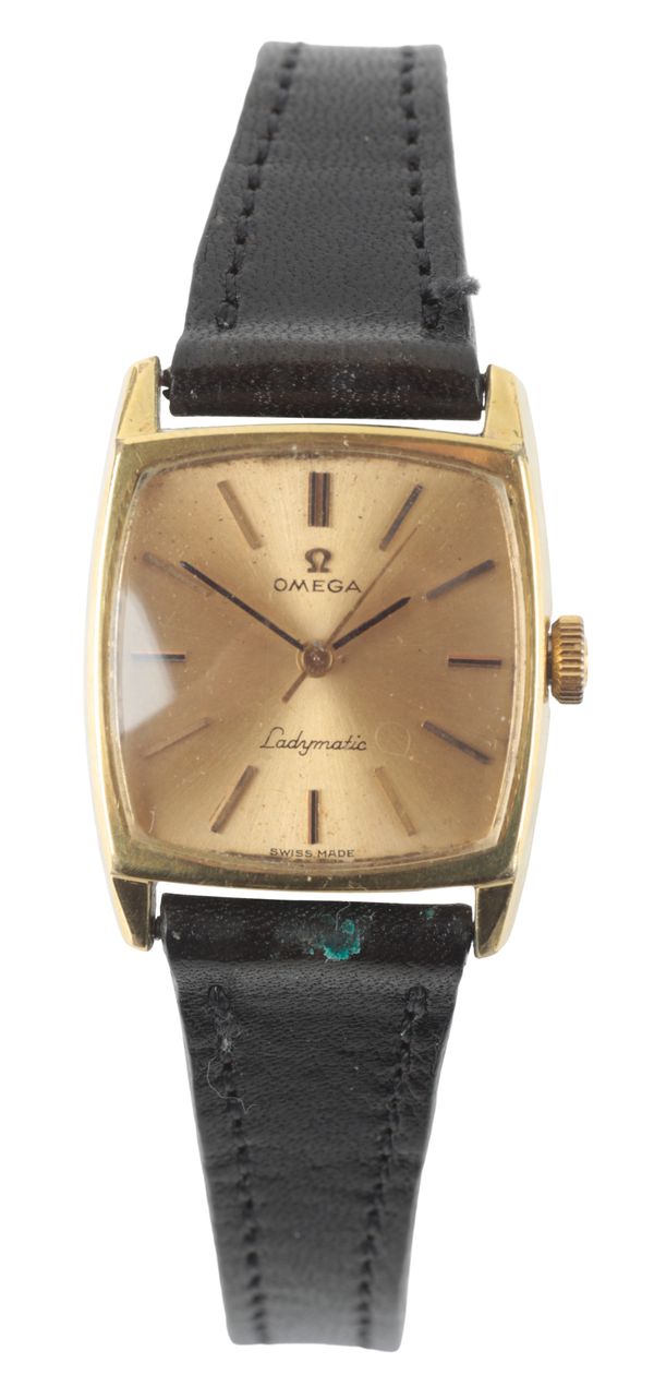 OMEGA LADYMATIC: A GOLD-PLATED WRISTWATCH