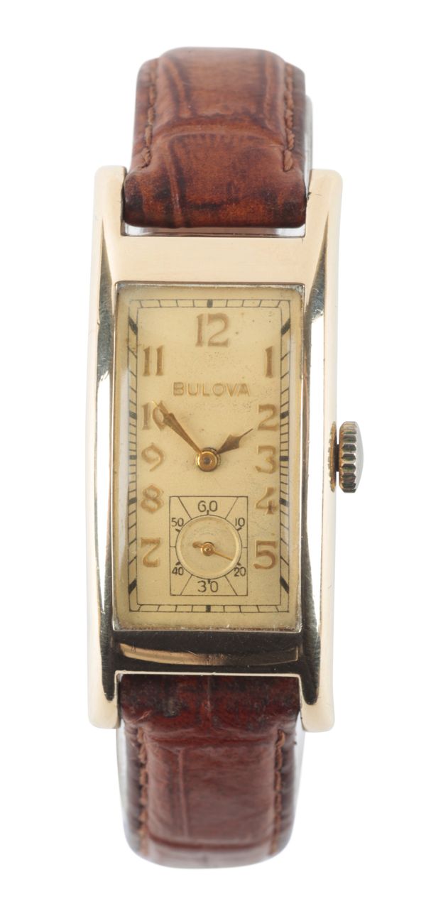 BULOVA: A GOLD-PLATED WRISTWATCH