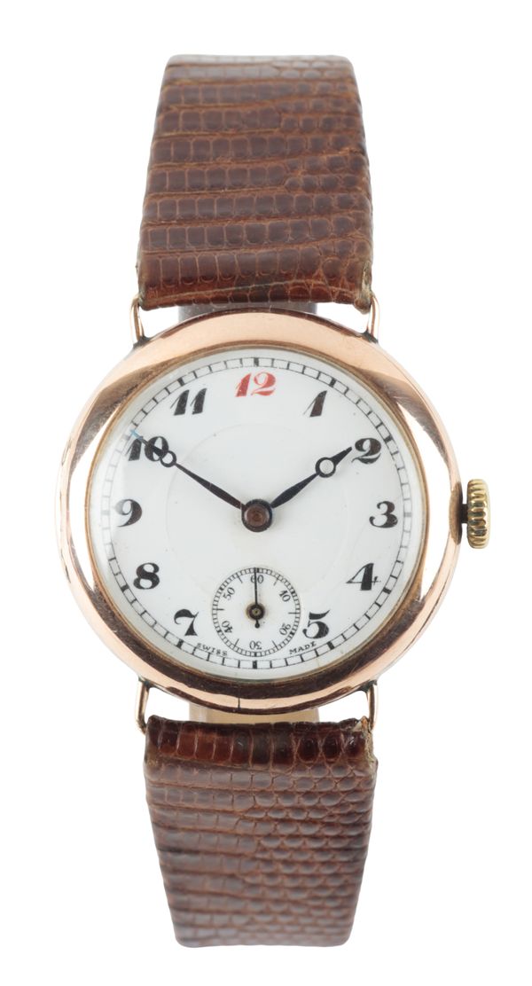 A 9CT GOLD WRISTWATCH